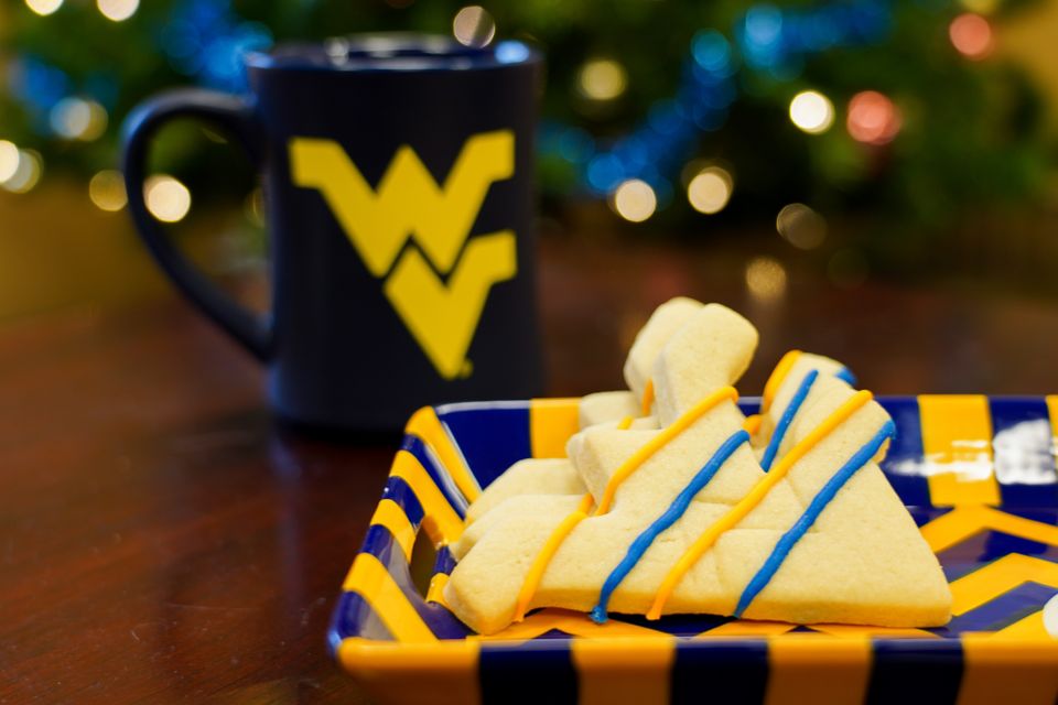 A plate of flying WV cookies